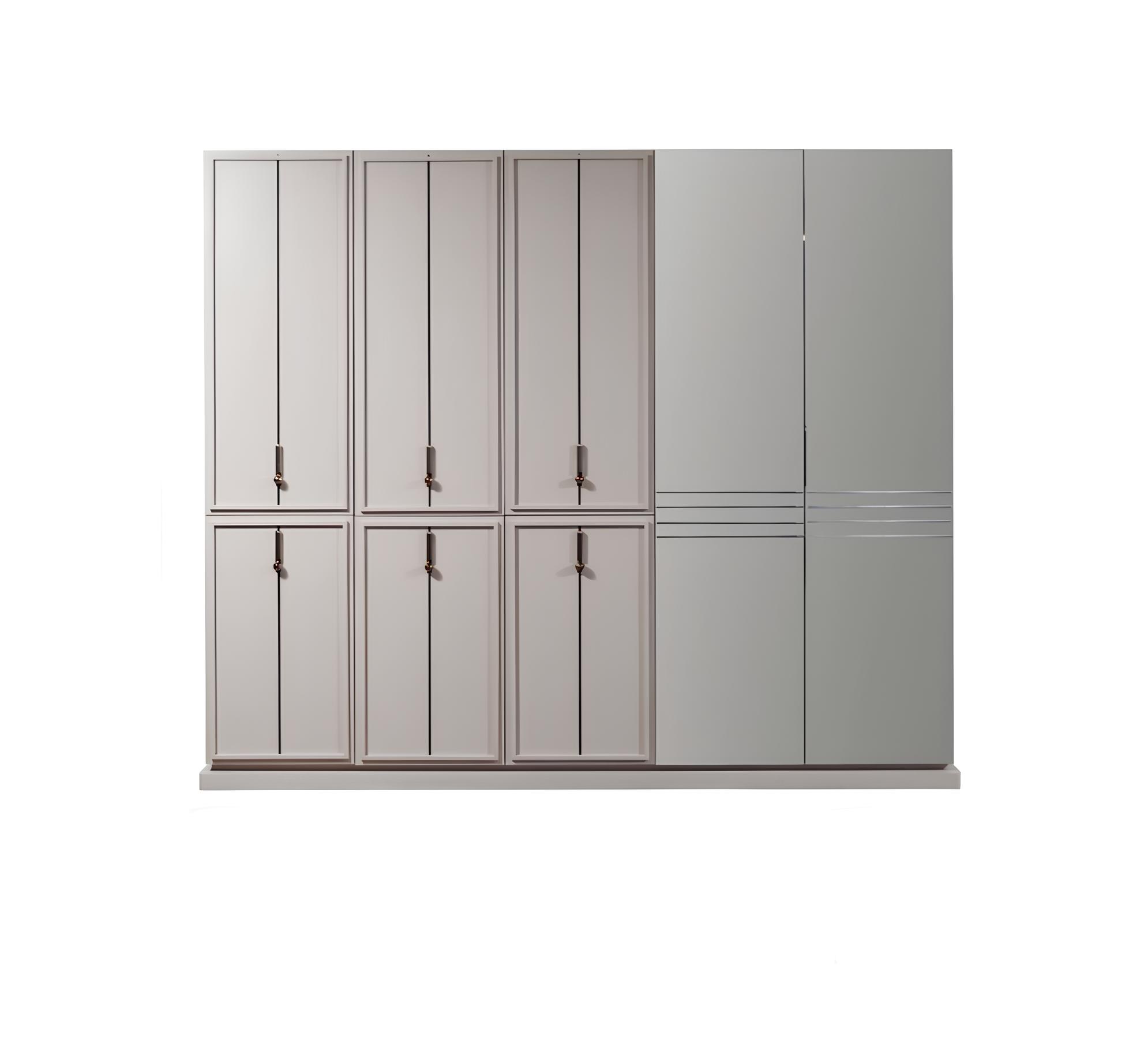 Grauer Schlafzimmer Kleiderschrank Luxus Schränke Holzschrank Möbel Schrank