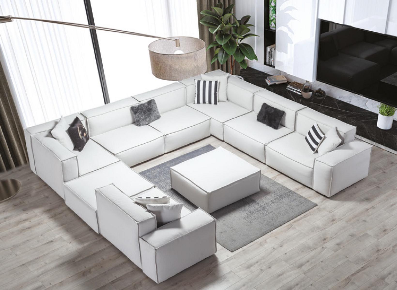 Ecksofa Couch Polster Ecksofas Sofa Couchen Wohnzimmer Möbel Wohnlandschaft Neu