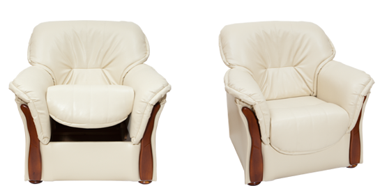 Klassischer Sessel Fernseh Sofa 1 Sitzer Couch Designer Textil Sofas Polster Neu