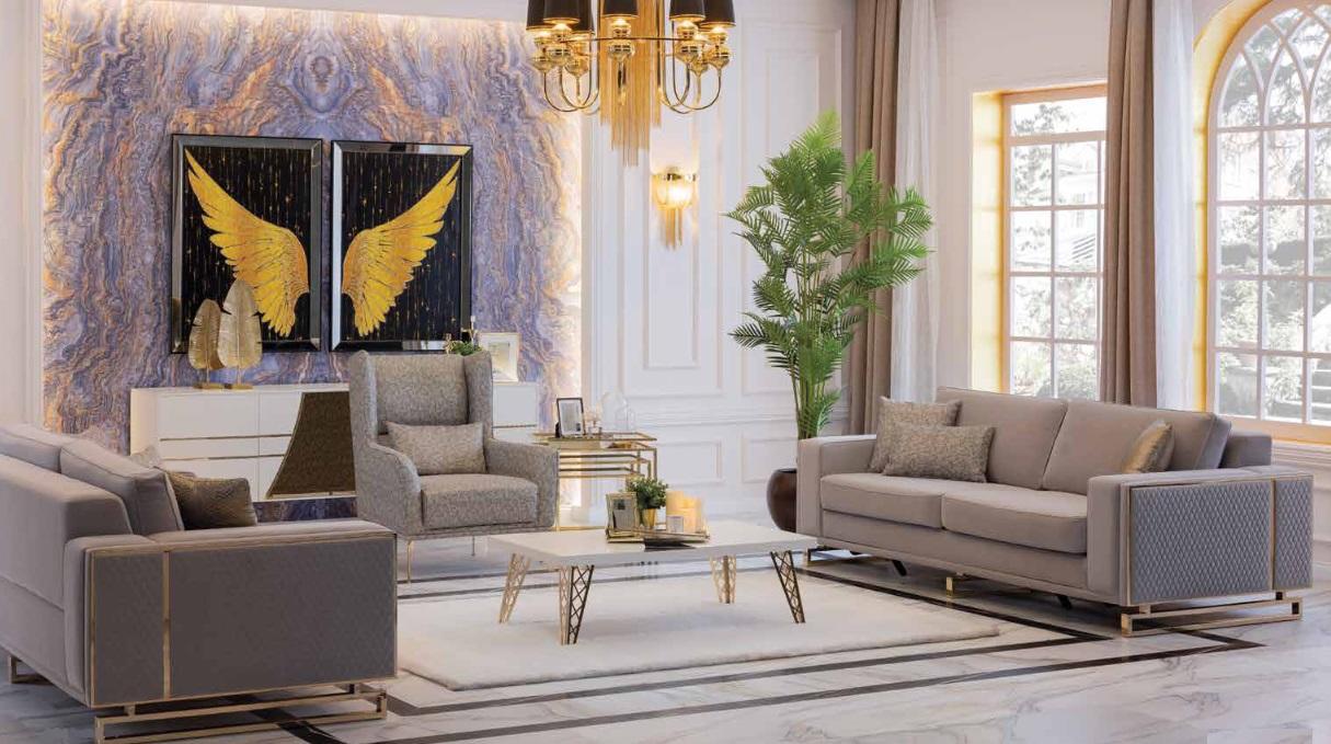 Modernen Sofagarnitur 3+2+1 Sitzer Couchen Möbel Luxus Designen Sofa