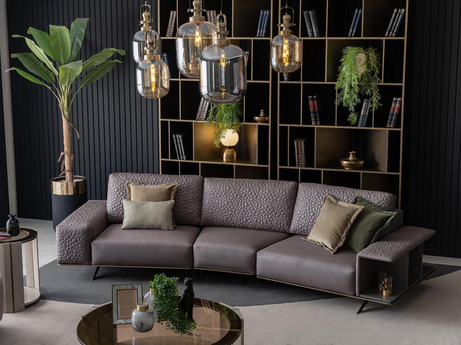 xxl sofa Couch Polster Möbel abgerundete Couch Sofas Big Couchen 363cm