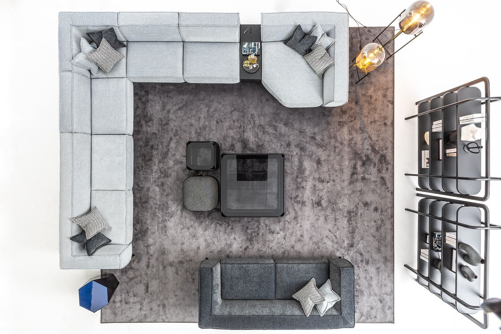 Wohnlandschaft Sofa Set 2tlg Wohnzimmer U - Form Sofa 3 Sitz Modern Design Neu