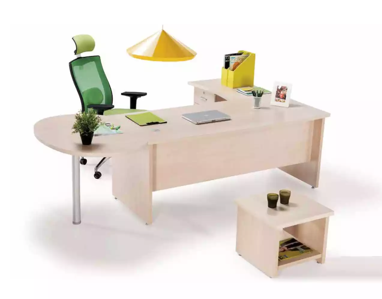 Moderne Bürogarnitur Eckschreibtisch Kommode Couchtisch Kommoden 3tlg.