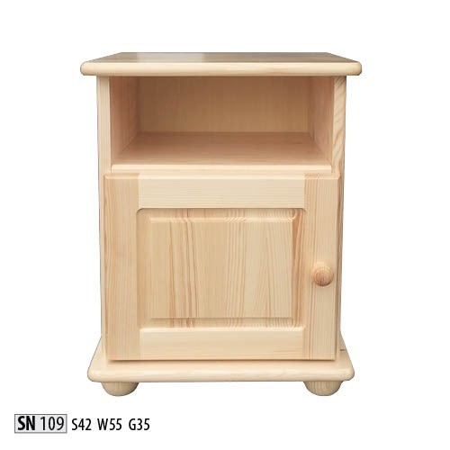 Nachttische Konsolen massiv Nachttisch Holz Tisch Kommode Echt Holz Konsolen