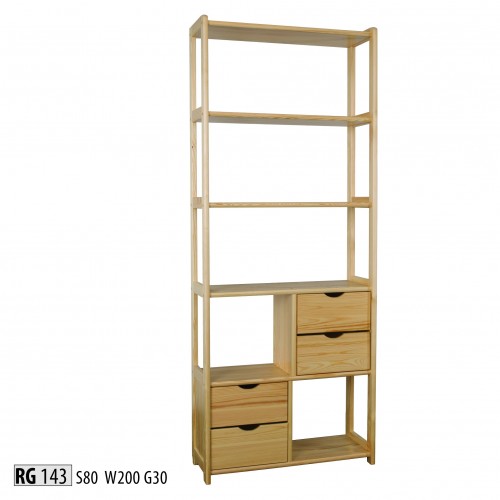 Regal Bücherschrank Schränke Bücherregal Wohnwand Wohnzimmer Wand Regal Design