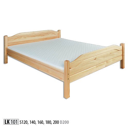 Holzbett Echtes Holz Bett Betten Schlafzimmer Hotel 180x200 Stil Massive Möbel