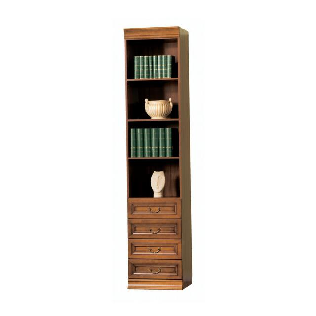 Klassische Schränke Schrank Schrankwand Bücherregal Vitrine Bücherschrank SE-6