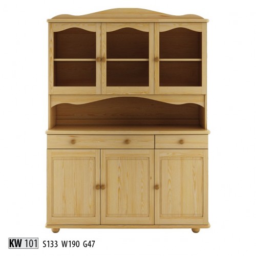 Büfett Anrichte Esszimmerschrank Geschirrschrank Vollholz Schrank Holz Schränke