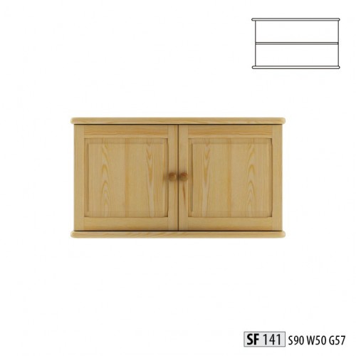 Schrank Aufsatz Kleiderschrank handgefertigter Holzverlängerung Holz Echtholz