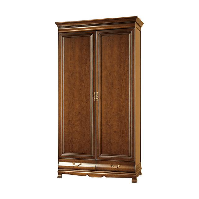 Klassische Schränke Schrank Schrankwand Kleiderschrank Holzschrank - Model N-2D