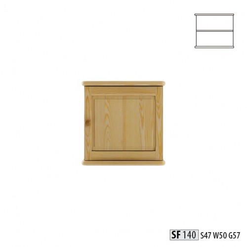 Wandschrank Hängeschrank Ablageschrank Küche Bad Vollholz Möbel Echtholz Regal
