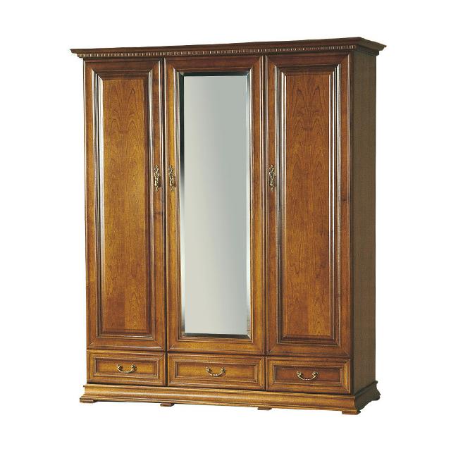 Klassische Schränke Schrank Schrankwand Kleiderschrank Massiv Neu Italy R-3D