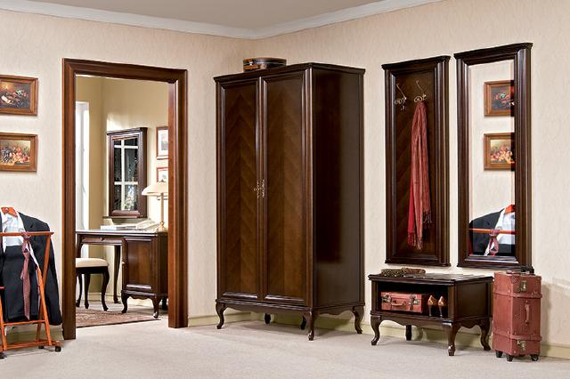Diele Garderobe Set Echtes Holz Flur Wandgarderobe Italienische Möbel Garderoben