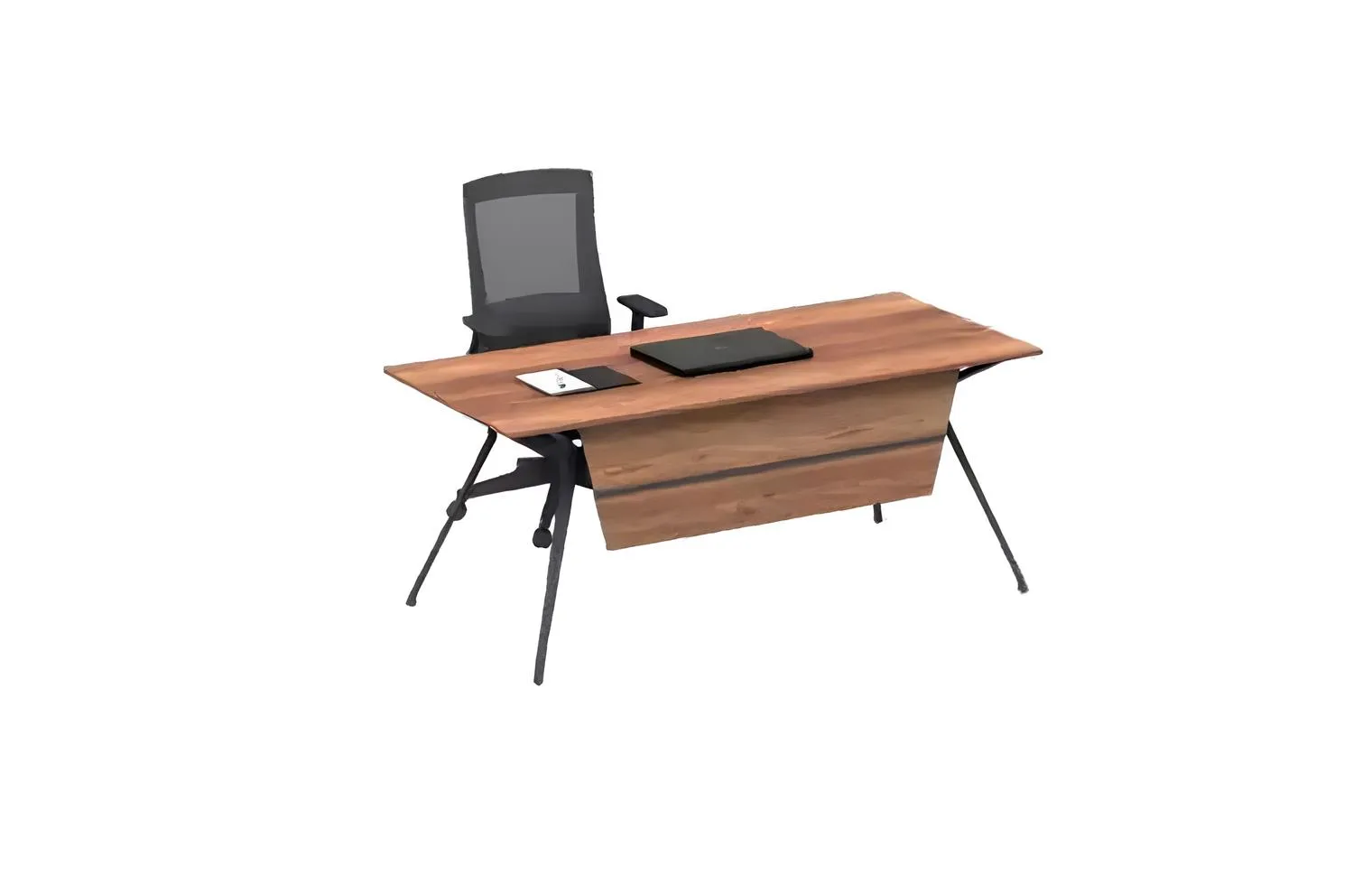 Brauner Office Schreibtisch Cher Möbel Arbeitszimmer Einrichtung Modern
