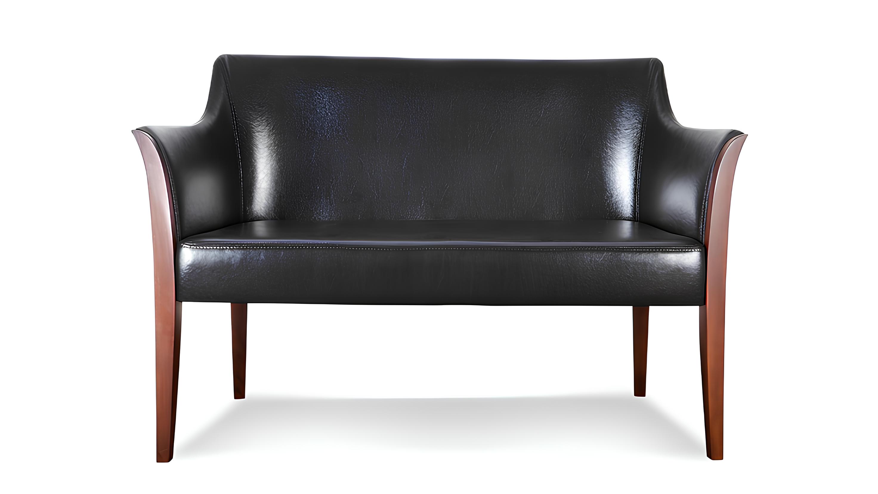 Sofa Couch Design Couch Polster Leder Modern Zweisitzer Sitzer Bank 2 Sitzer