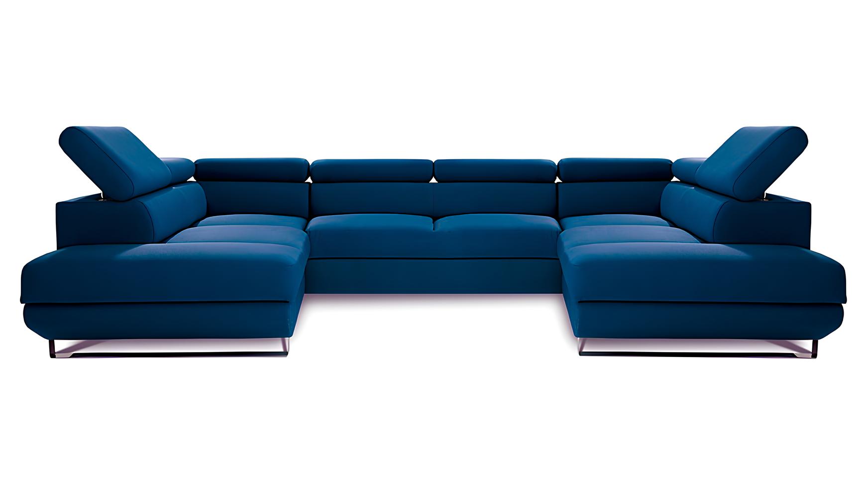 Wohnlandschaft Ecksofa Stoff U-Form Couch Design Polster Eck Modern Sofas Textil