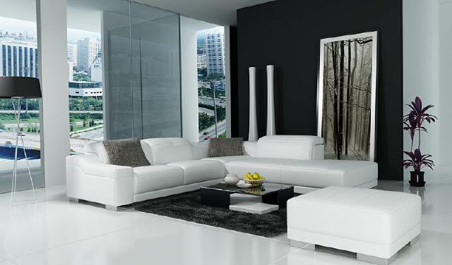 Wohnlandschaft Polster Ecke Eck Sofa Couch Garnitur Landschaft Leder Sitz 2711C