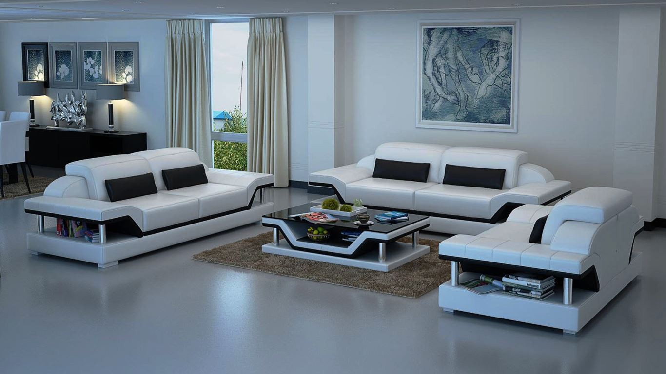Sofagarnitur 3+2+1 Sitzer Sofa Sitz Couch Polster Garnitur Moderne Couchen Neu