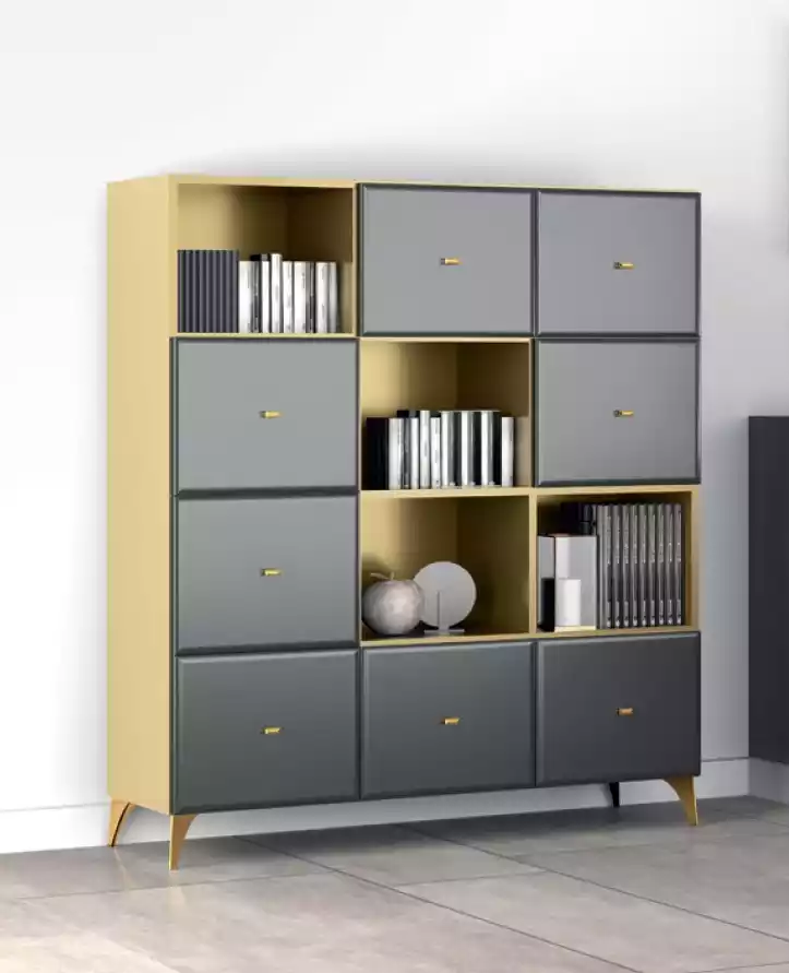 Schrank Bücherregal Standregal Raumteiler Fächer Regal Aktenschrank Regal