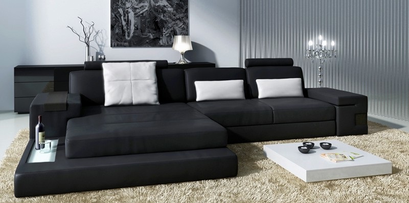 Ledersofa Sofa mit USB,Polster Eck Garnitur L Form Sitzecke Bellini Textil Stoff