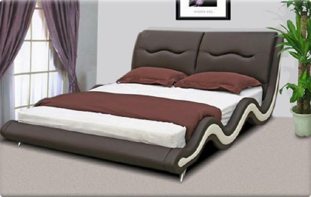 Wasserbett Bett Betten Komplett Lederbett Polsterbett Wasserbetten Neu LOUIS