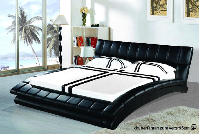 Wasserbett Design Polster Bett Betten Lederbett Polsterbett Wasser Neu Maurice