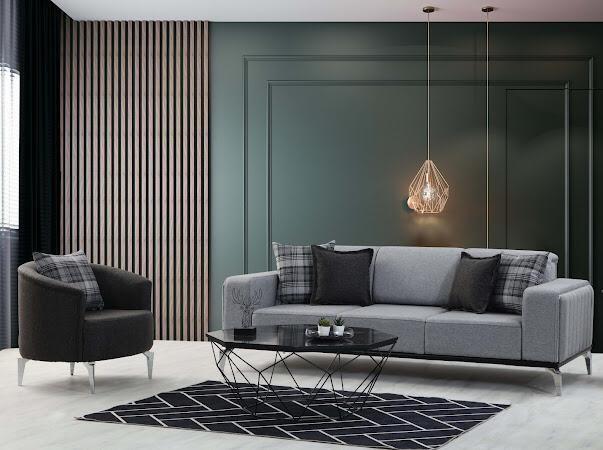 Design Wohnzimmer Set Exklusive Sofagarnitur 3+1 Sitzer Neuheit 2tlg.