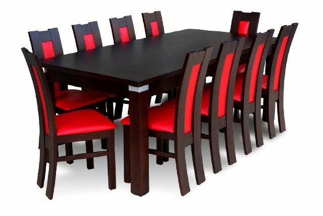 Esstisch + 10x Stühle Stuhl Esszimmer Set Essgruppe Modern Tisch Tische Neu Z10