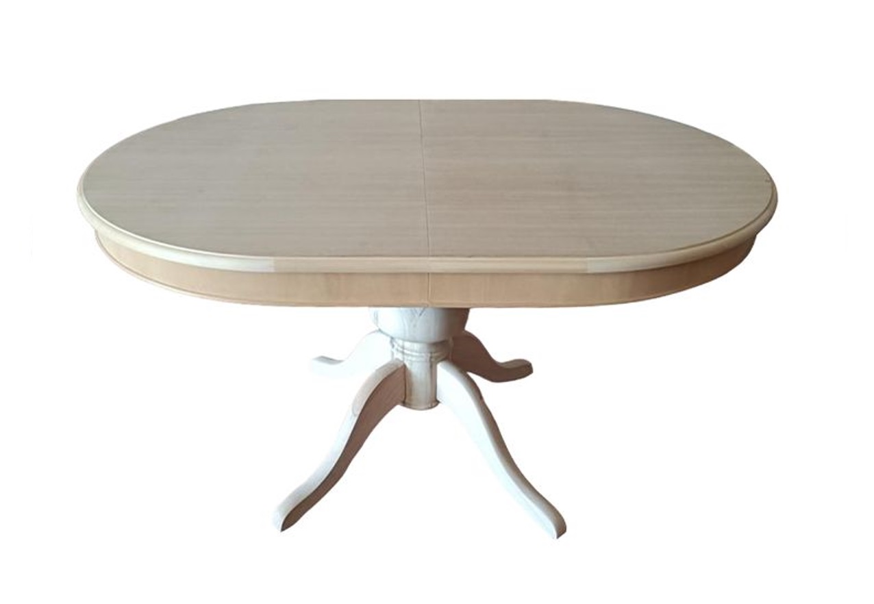 Runder Esstisch Esszimmer Tische Wohnzimmer rund Tisch 135 x 91 cm Holz Möbel