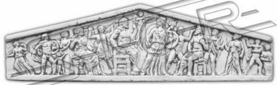 Relief Wand Dekoration Steinplatte Bild Bilder Antik Stil Garten Terrasse Haus