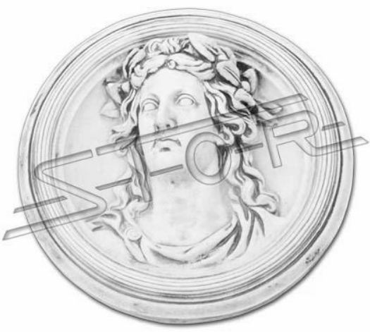 Wand Relief Tafel Bilder Bild Antik Stil Römische 3D Wand Dekoration 44cm 133