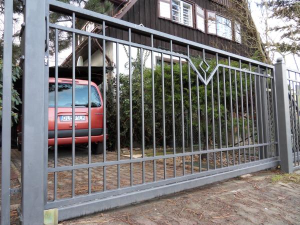 Schmiedeeisen Schiebetor Tor Modern Elektro Tore Einfahrt Schiebetor 1lfm M094