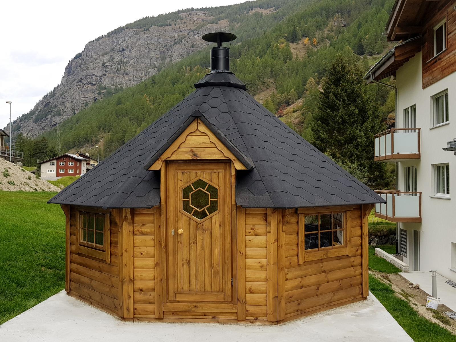Grill Grillkota Hütte Grillhütte Haus Finnische Grills Grillhaus 14,9 m² Kota