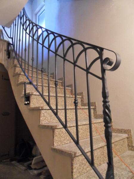Klassische Geländer Handgefertigte Balkon Treppen Schmiedezaun Zaun 1lfm #359