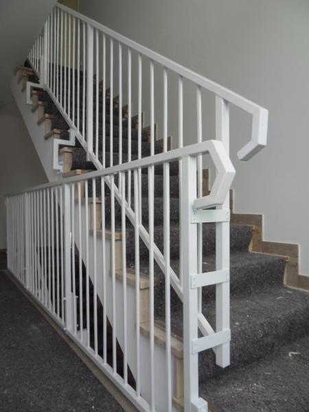 Klassische Geländer Handgefertigte Balkon Treppen Schmiedezaun Zaun 1lfm #357