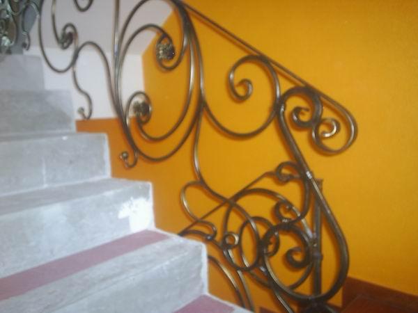 Klassische Geländer Handgefertigte Balkon Treppen Schmiedezaun Zaun 1lfm #167