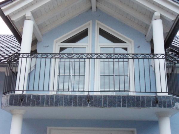 Klassische Geländer Handgefertigte Balkon Treppen Schmiedezaun Zaun 1lfm #381