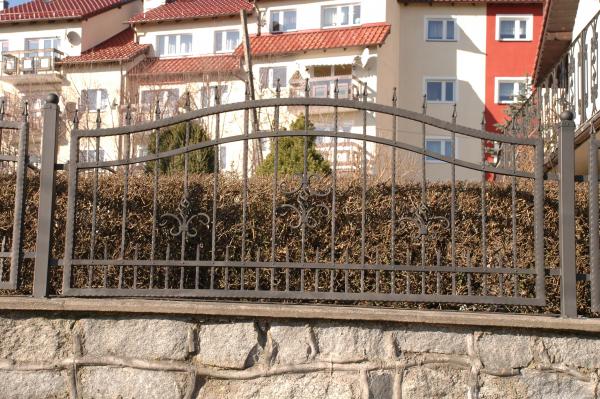 Aussen Garten Grundstück Geländer Zaun Klassisch Maßanfertigung Zaun Modell 223