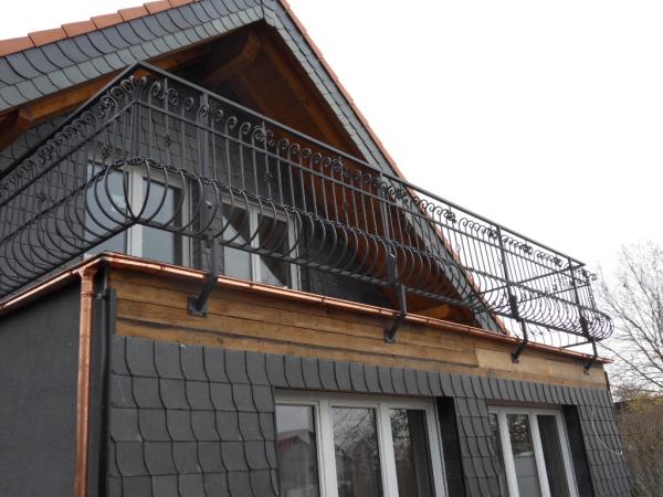 Klassische Geländer Handgefertigte Balkon Treppen Schmiedezaun Zaun 1lfm #347
