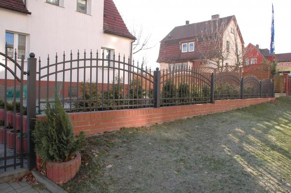 Railing Zaun Geländer Schmiedeeisen Handarbeit Klassische Zäune Garten M231 Neu