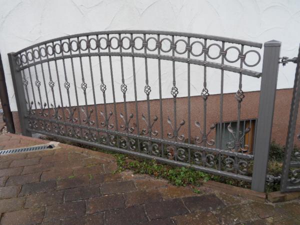 Railing Zaun Geländer Schmiedeeisen Handarbeit Klassische Zäune Garten M410 Neu