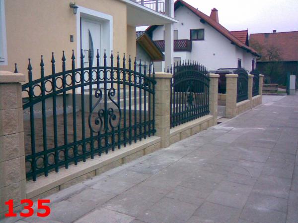 Klassische Geländer Handgefertigte Balkon Treppen Schmiedezaun Zaun 1lfm #135