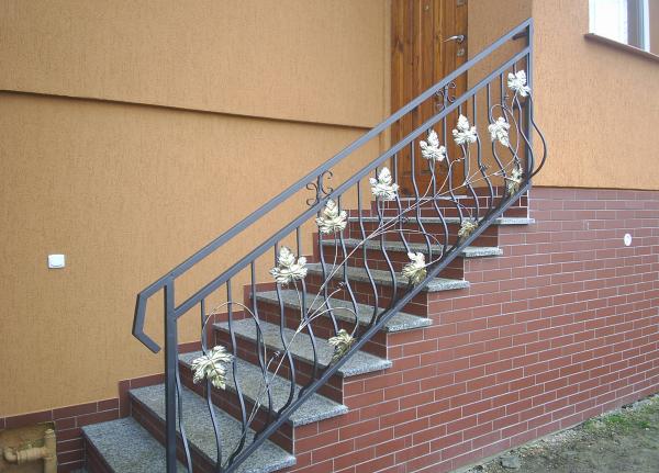 Klassische Stahl Treppe Schmiedeeisen Treppen Balkon Geländer Maßfertigung 137
