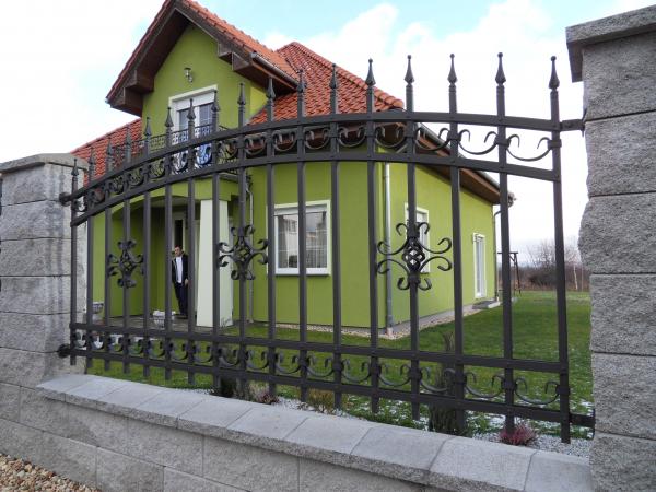 Klassische Geländer Handgefertigte Balkon Treppen Schmiedezaun Zaun 1lfm #209