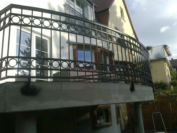 Balkon Geländer Zaun Handarbeit Maßanfertigung Schmiedeeisen Treppen Balkone 156