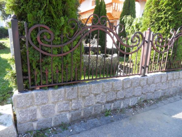 Railing Zaun Geländer Schmiedeeisen Handarbeit Klassische Zäune Garten M408 Neu