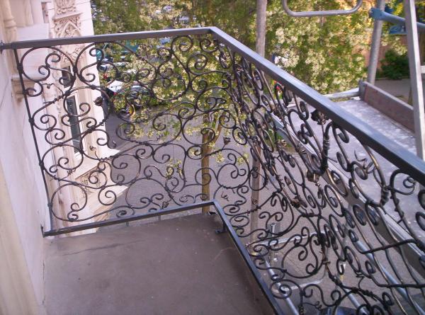 Klassische Stahl Treppe Schmiedeeisen Treppen Balkon Geländer Maßfertigung 139