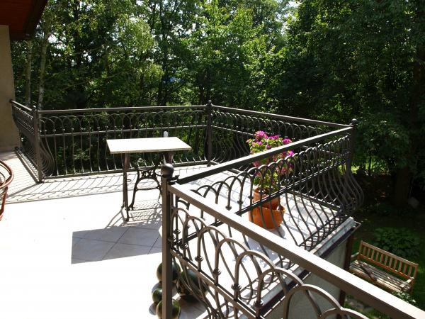 Klassische Stahl Treppe Schmiedeeisen Treppen Balkon Geländer Maßfertigung 112