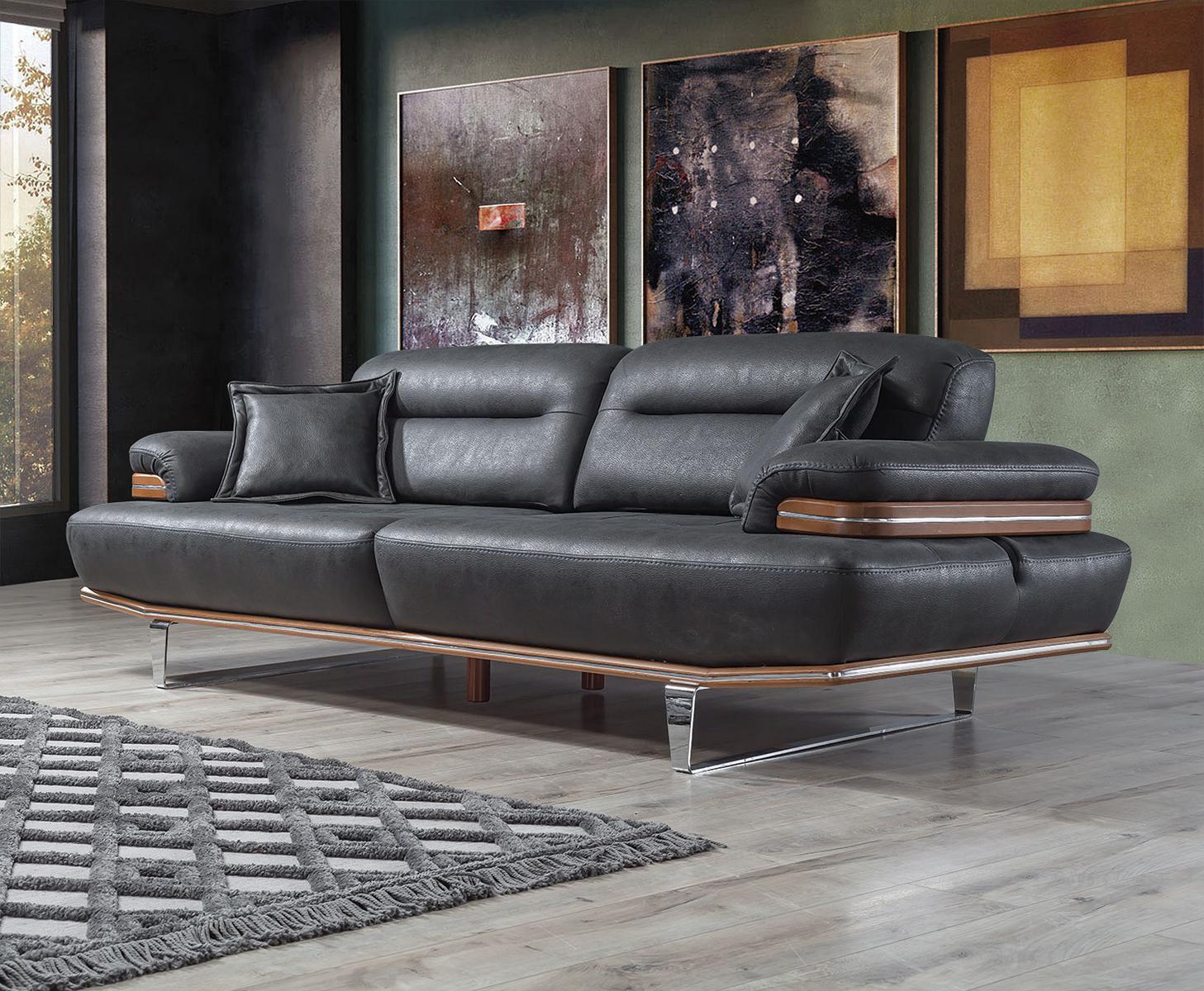 Wohnzimmer Sofa Couch Modern Dreisitzer Modern Polster Sitz Designer