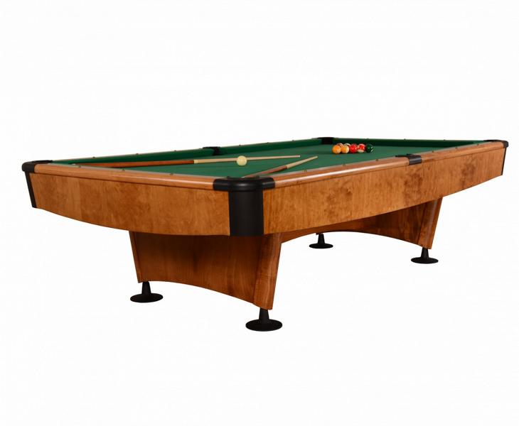 Pooltisch Billardtisch Braun Billardmöbel Freizeittisch Billard-Tisch 9ft